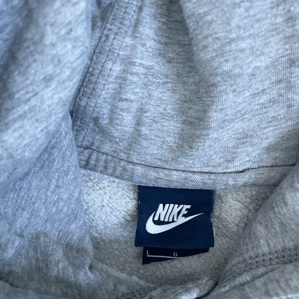 Men Size Large Nike fleece hoodie sweatpants sweatsuit set grey - Picture 7 of 8